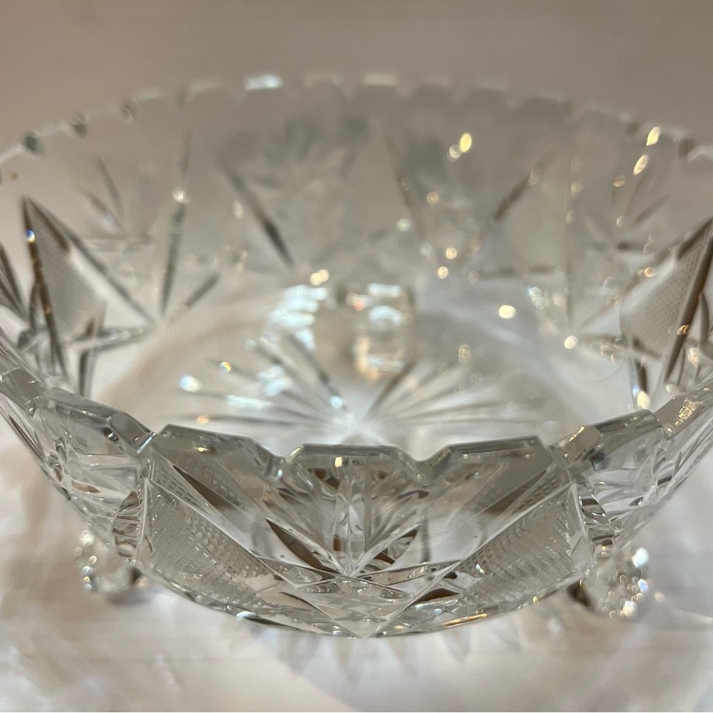 Crystal Clear Glass Bowl -Discounted shipping